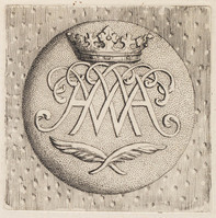 KG 05519
<br/>
Wapen van Willem III van Oranje Nassau
<br/>
<em>Lairesse, Gerard de (1641-1711)</em>